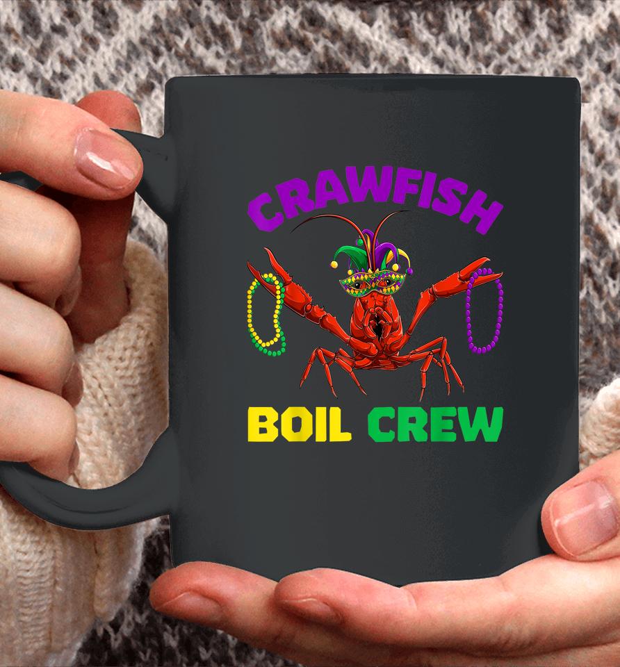 Crawfish Boil Crew Mardi Gras Coffee Mug