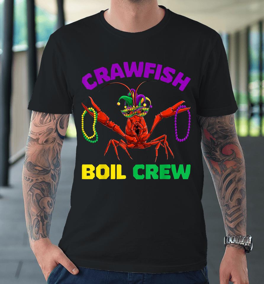 Crawfish Boil Crew Mardi Gras Premium T-Shirt