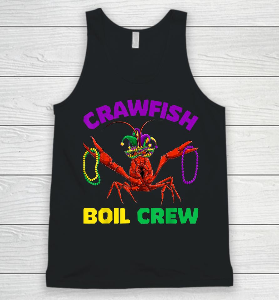 Crawfish Boil Crew Mardi Gras Unisex Tank Top