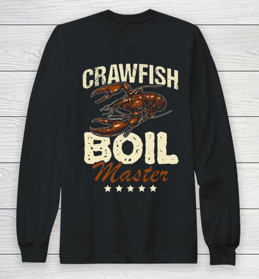 Crawfish Boil Master Vintage Fisherman Long Sleeve T-Shirt
