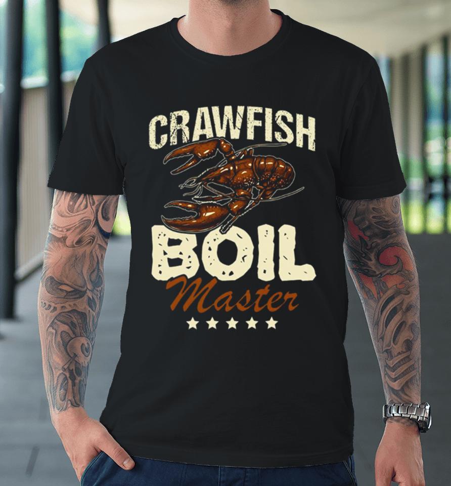 Crawfish Boil Master Vintage Fisherman Premium T-Shirt