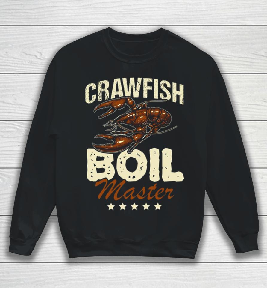 Crawfish Boil Master Vintage Fisherman Sweatshirt