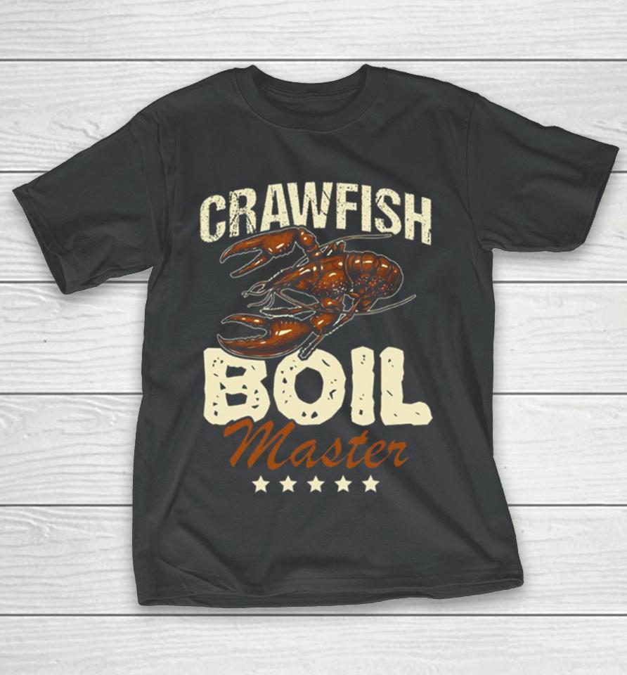 Crawfish Boil Master Vintage Fisherman T-Shirt