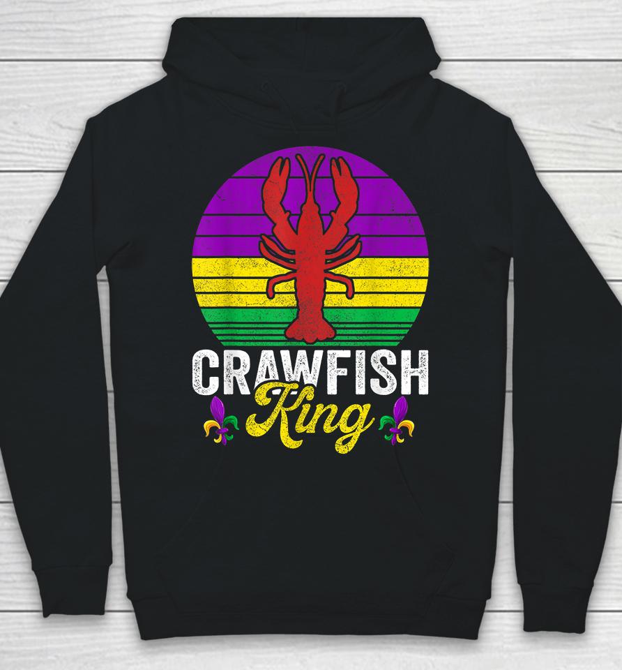 Crawfish Lobster King Mardi Gras Hoodie