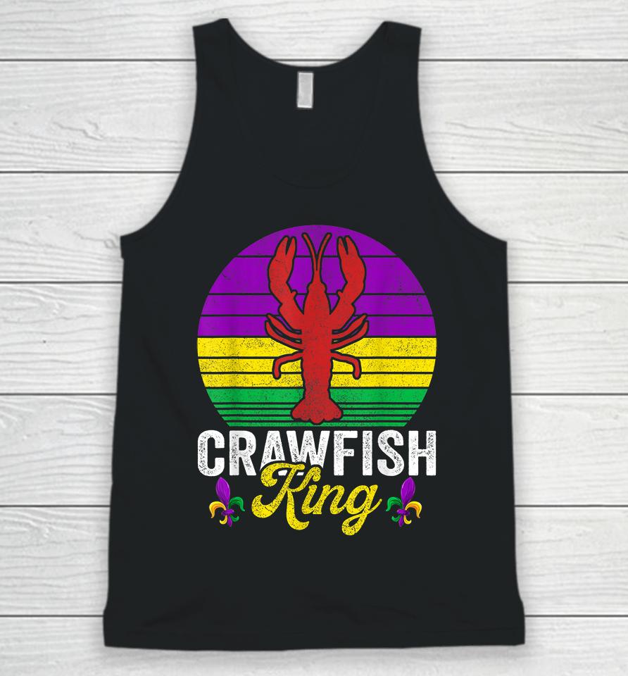 Crawfish Lobster King Mardi Gras Unisex Tank Top