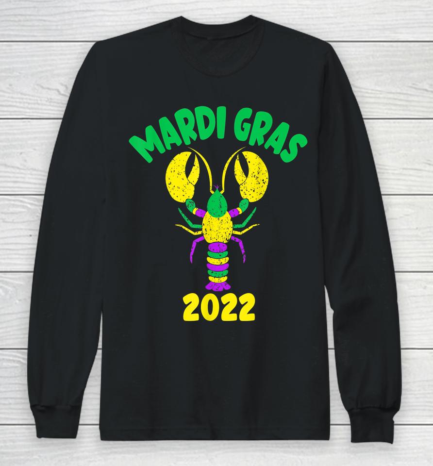 Crawfish Mardi Gras 2022 Long Sleeve T-Shirt