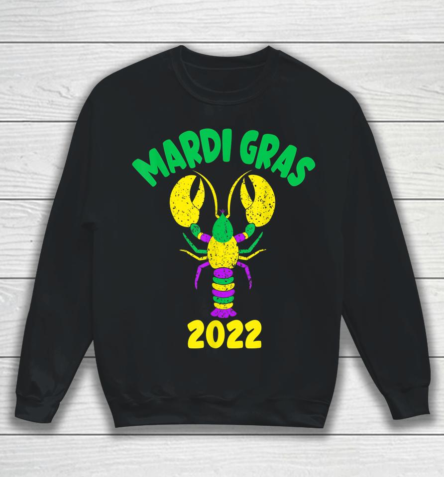 Crawfish Mardi Gras 2022 Sweatshirt