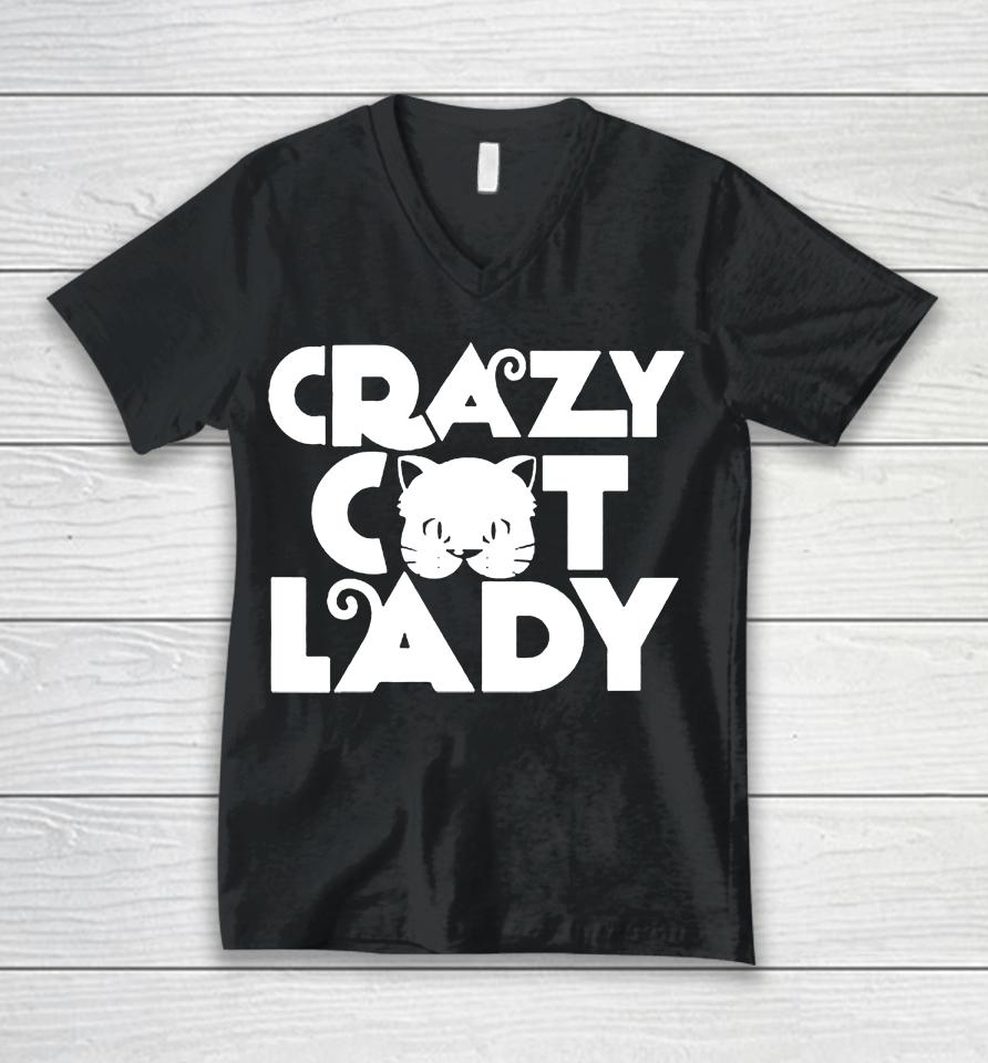 Crazy Cat Lady Unisex V-Neck T-Shirt