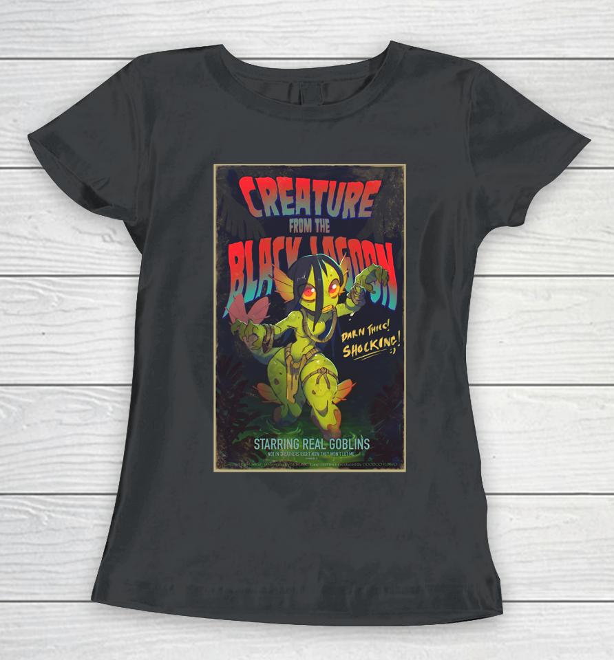 Creature From The Black Lagoon Women T-Shirt