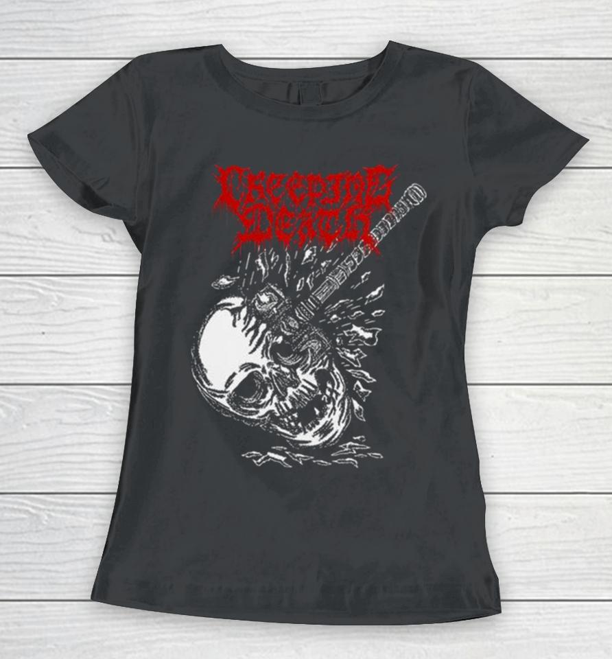 Creeping Death Skull Hammer Women T-Shirt