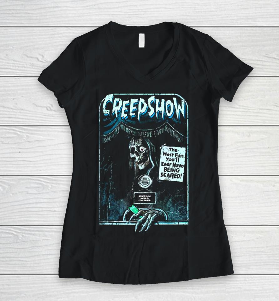 Creepshow 1982 T Active Halloween Women V-Neck T-Shirt