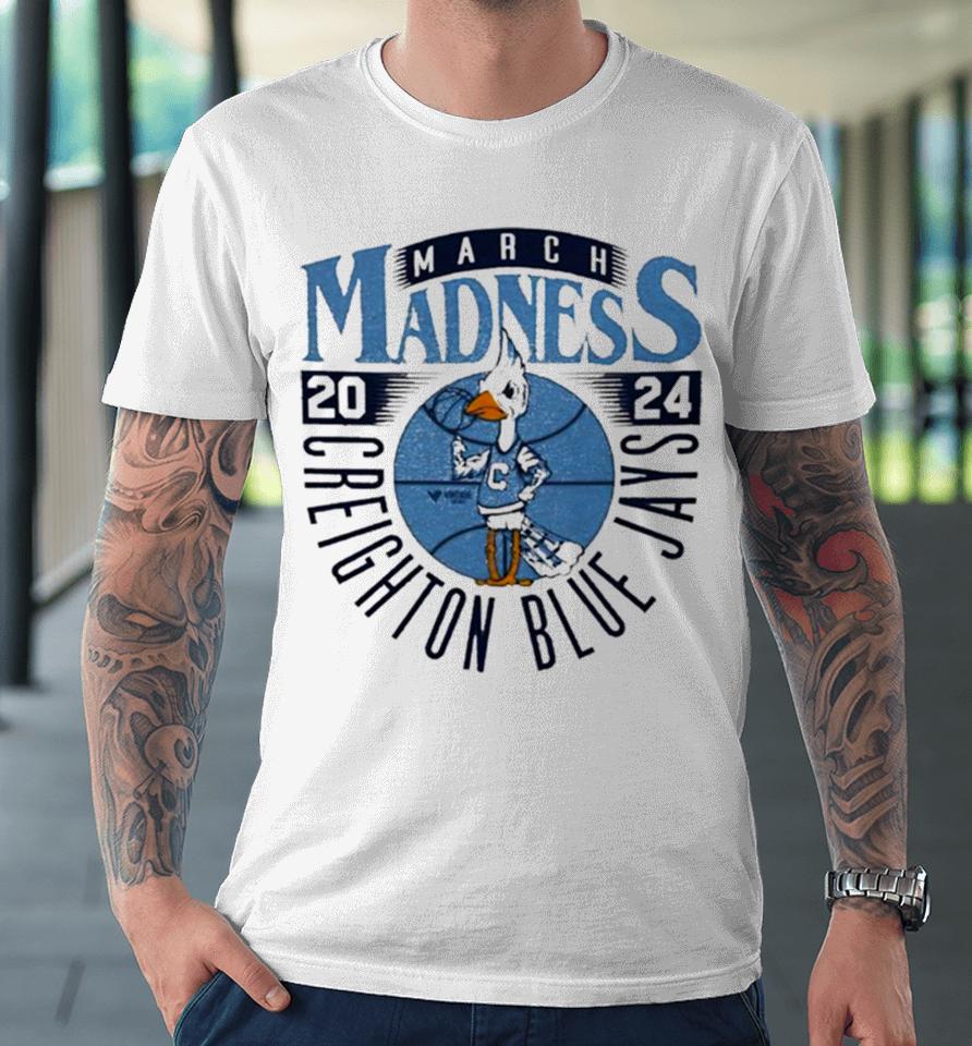 Creighton Bluejays 2024 March Madness Mascot Premium T-Shirt