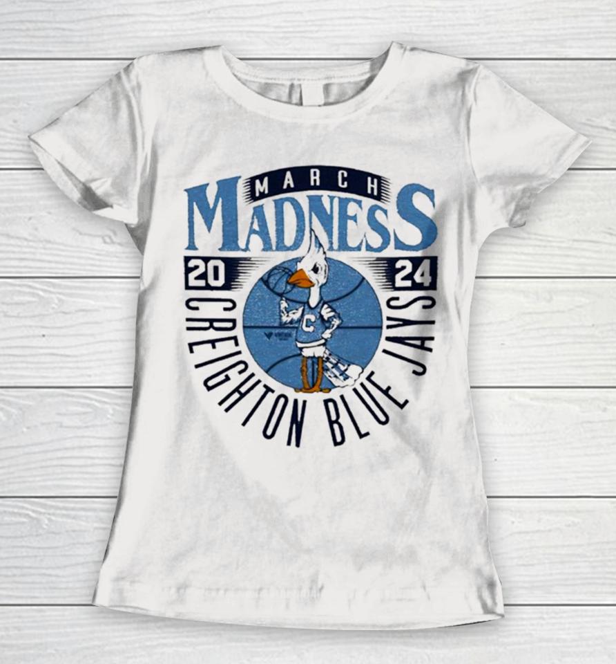 Creighton Bluejays 2024 March Madness Mascot Women T-Shirt