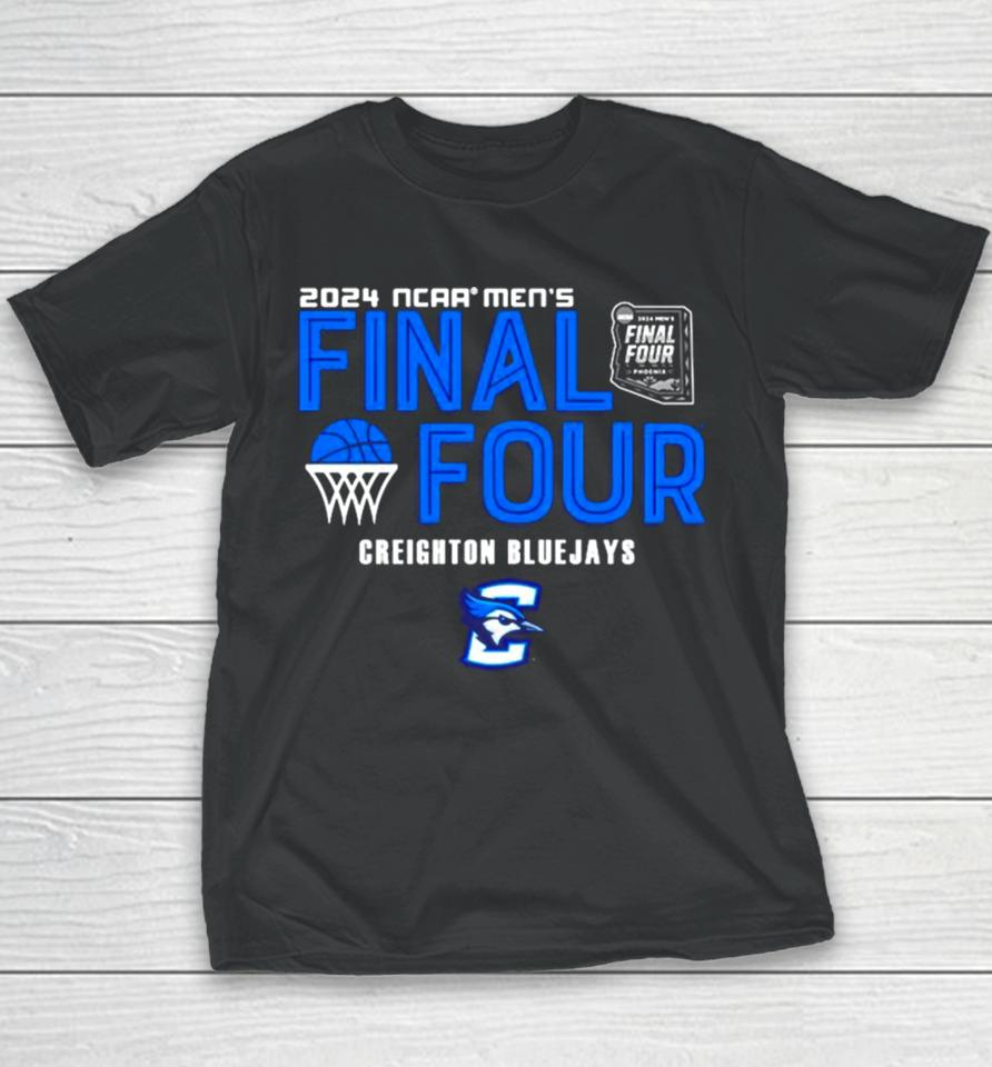 Creighton Bluejays 2024 Ncaa Men’s Basketball March Madness Final Four Youth T-Shirt