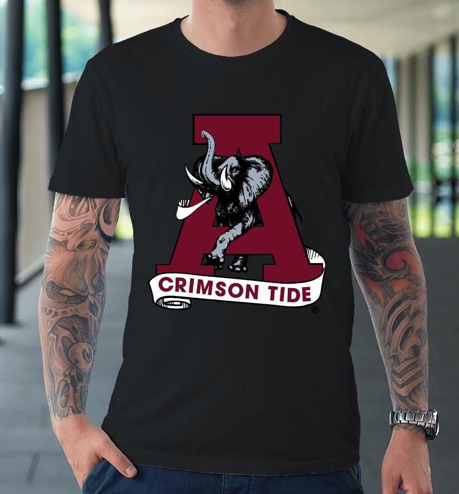 Crimson Alabama Crimson Tide Team Vault Logo Premium T-Shirt