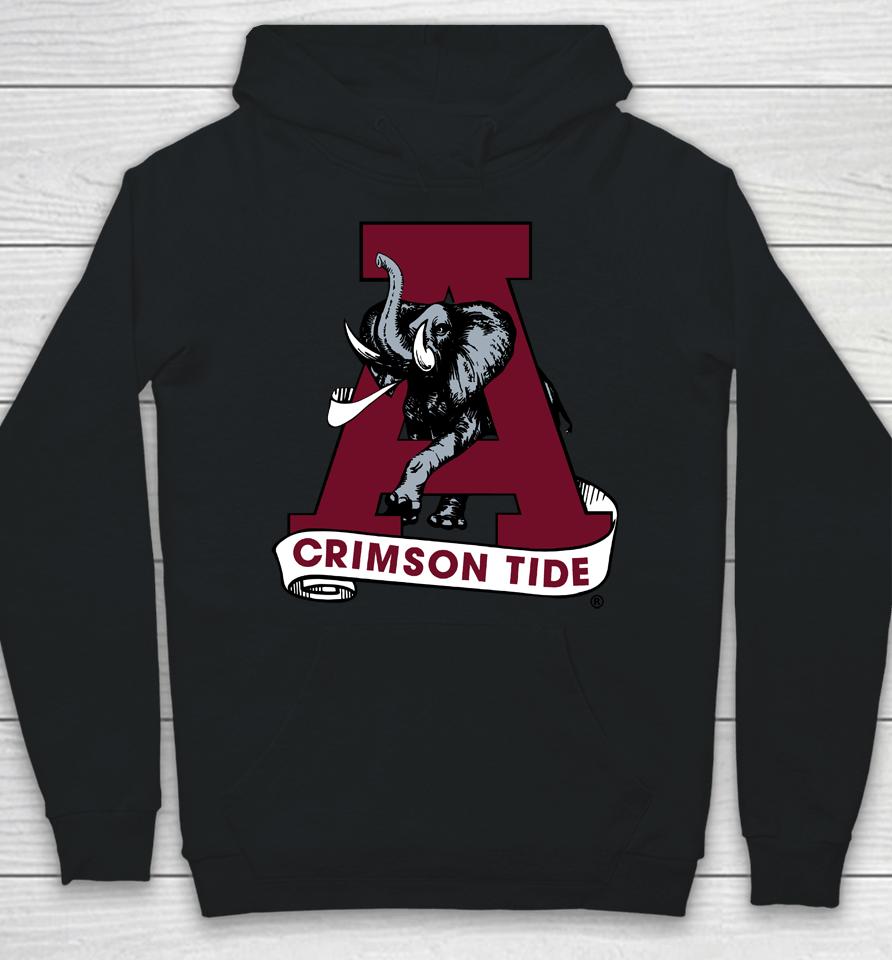 Crimson Alabama Crimson Tide Team Vault Logo Hoodie