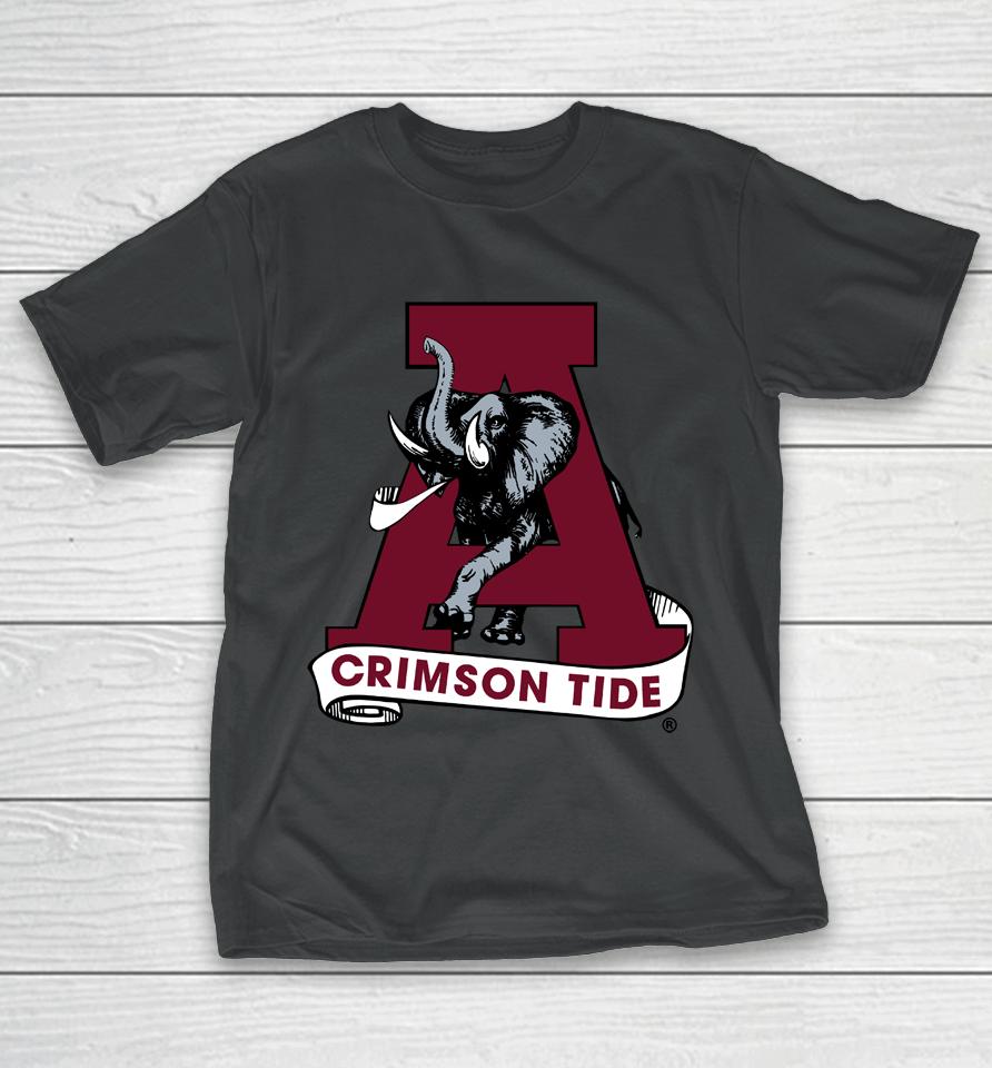 Crimson Alabama Crimson Tide Team Vault Logo T-Shirt