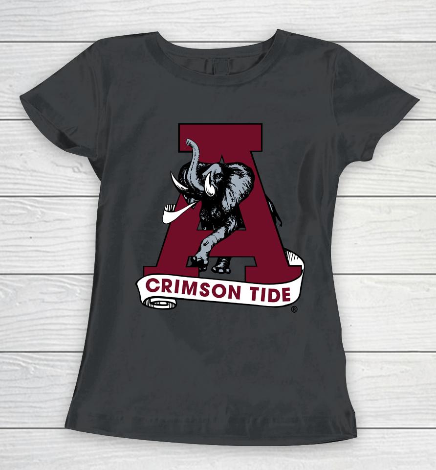 Crimson Alabama Crimson Tide Team Vault Logo Women T-Shirt