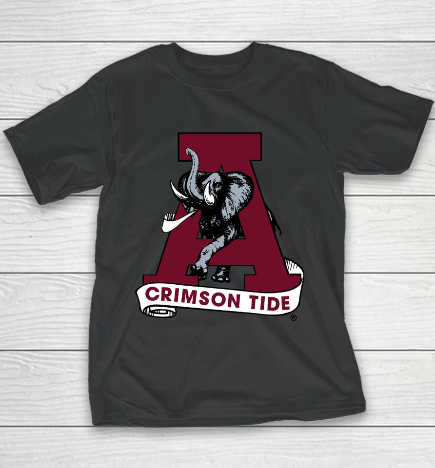 Crimson Alabama Crimson Tide Team Vault Logo Youth T-Shirt