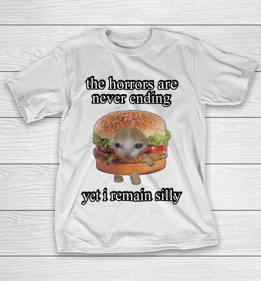 Cringeytees The Horrors Are Never Ending Cringey T-Shirt