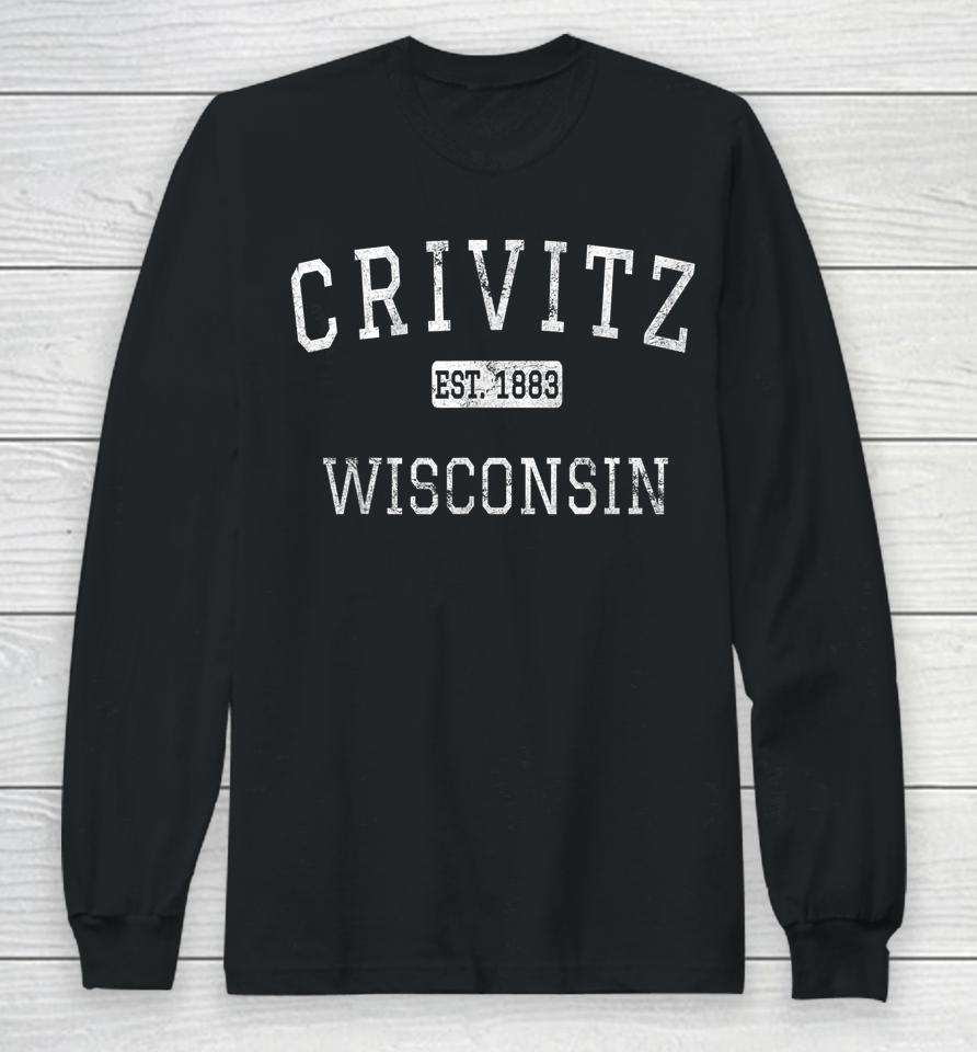 Crivitz Wisconsin Wi Vintage Long Sleeve T-Shirt