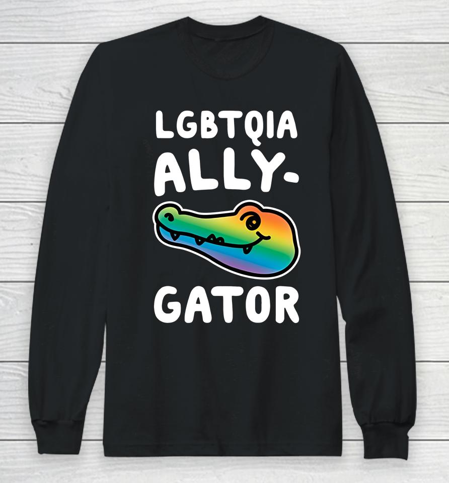 Croc Lgbtqia Ally Gator Long Sleeve T-Shirt