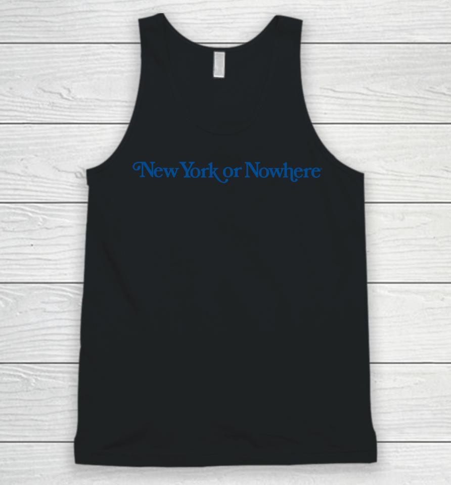 Crosby New York Or Nowhere Unisex Tank Top