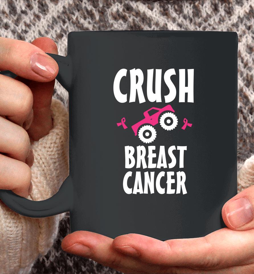Crush Breast Cancer Awareness Pink Ribbon Coffee Mug