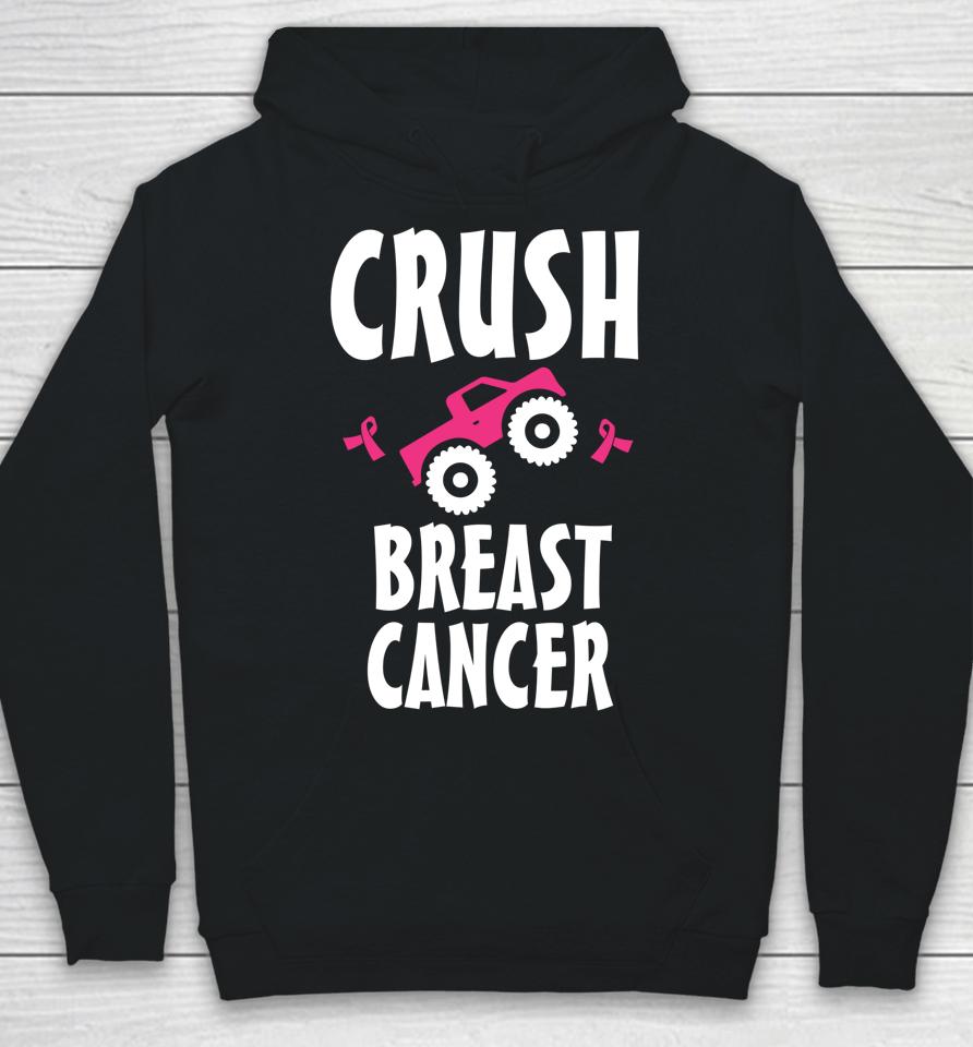 Crush Breast Cancer Awareness Pink Ribbon Hoodie