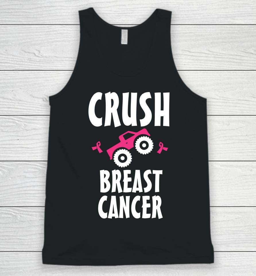 Crush Breast Cancer Awareness Pink Ribbon Unisex Tank Top