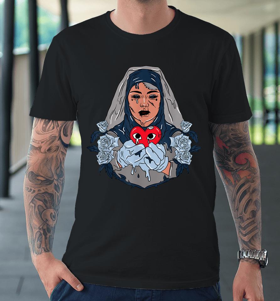 Crying Heart Girl Dripping Georgetown 6S Matching Premium T-Shirt