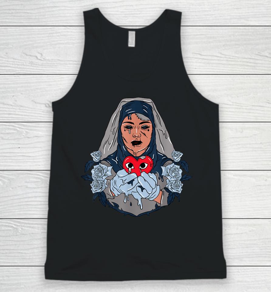 Crying Heart Girl Dripping Georgetown 6S Matching Unisex Tank Top