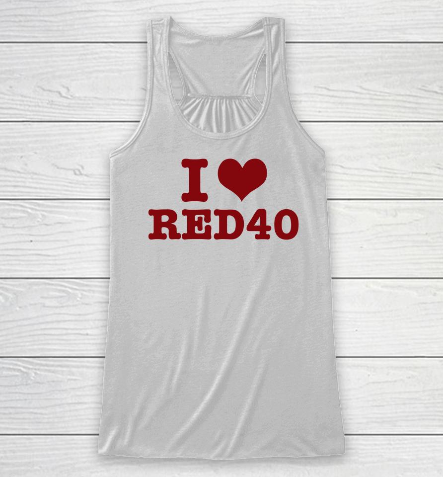 Crying In The Club 69 Merch I Love Red 40 Racerback Tank