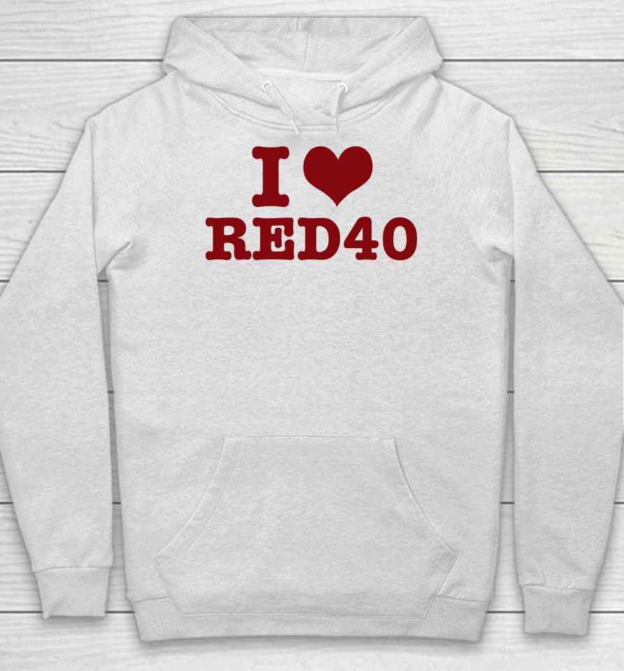 Crying In The Club 69 Merch I Love Red 40 Hoodie