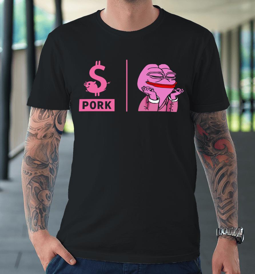 Crypto Caddie $Pork Premium T-Shirt