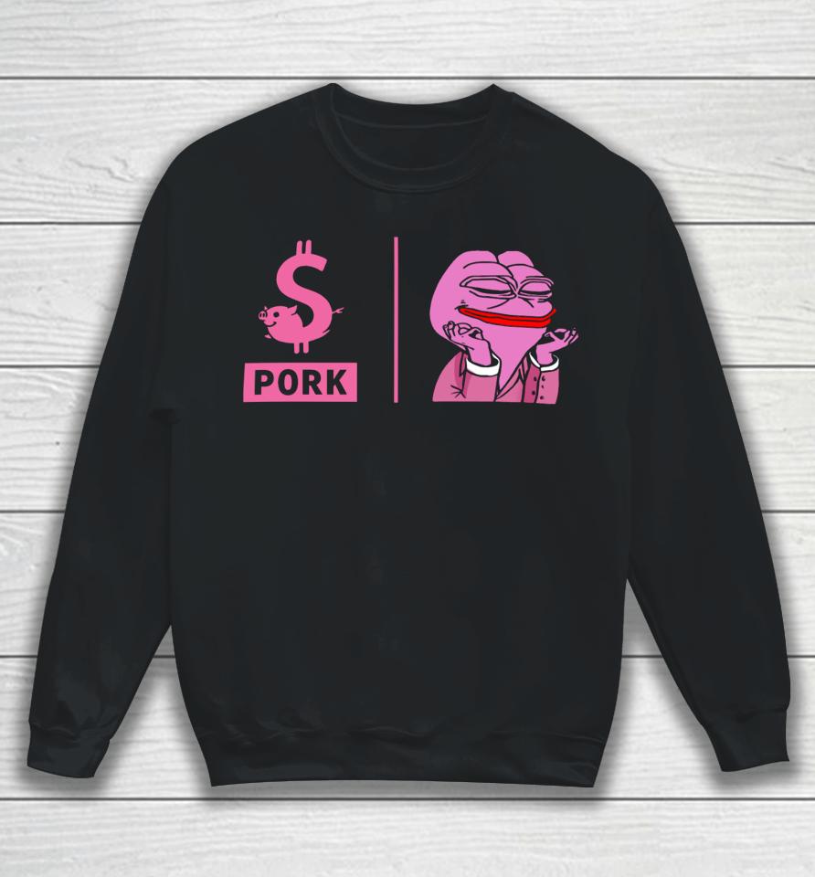 Crypto Caddie $Pork Sweatshirt