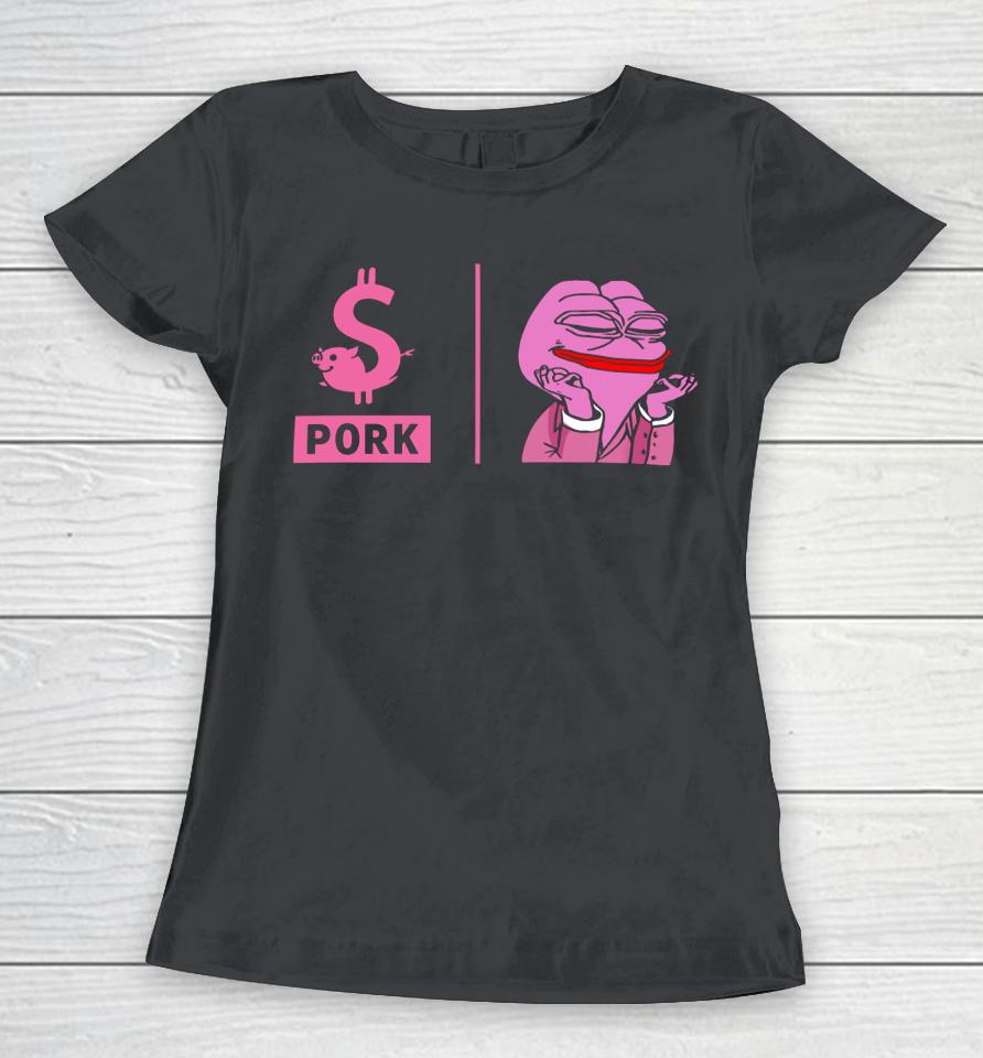 Crypto Caddie $Pork Women T-Shirt