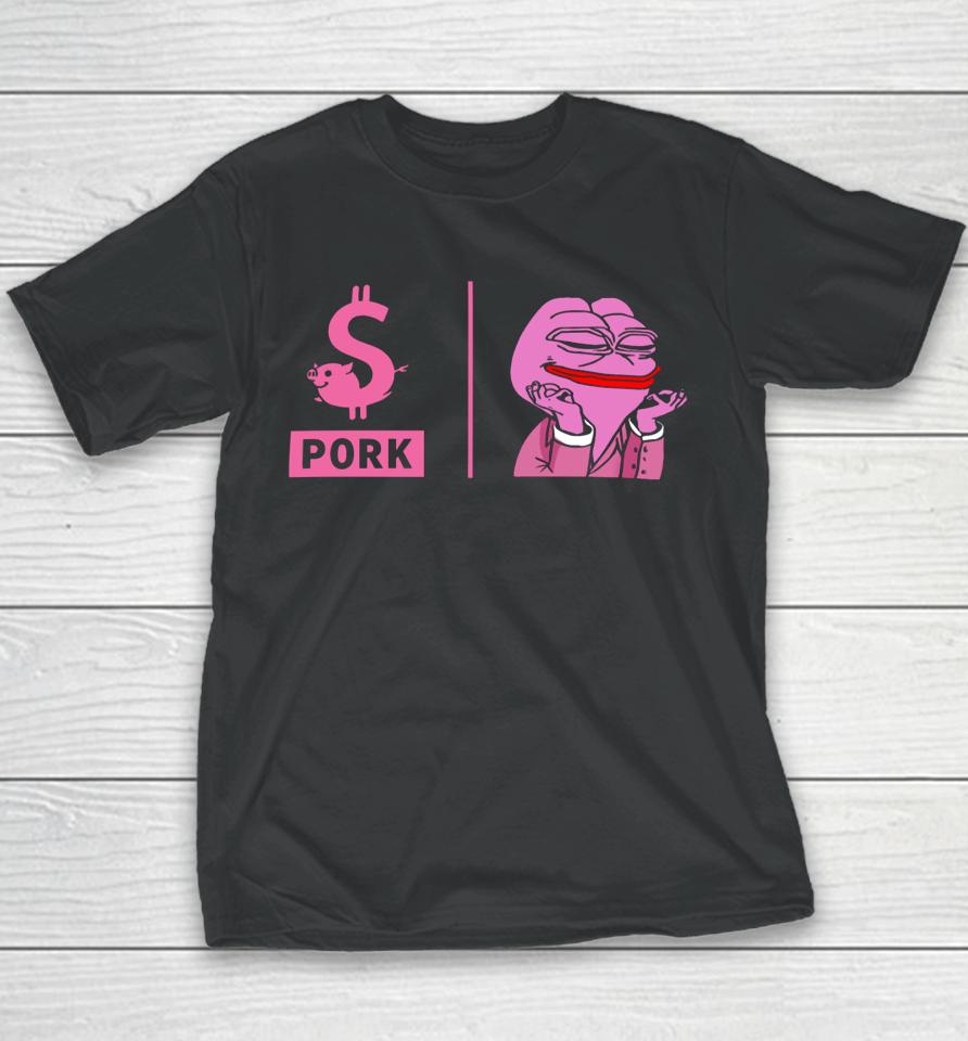 Crypto Caddie $Pork Youth T-Shirt