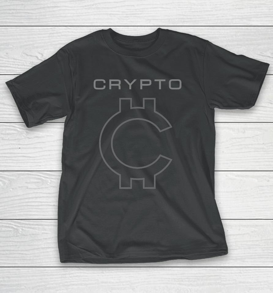 Crypto Cryptocurrency Iconic Cool Modern Creative Designer T-Shirt