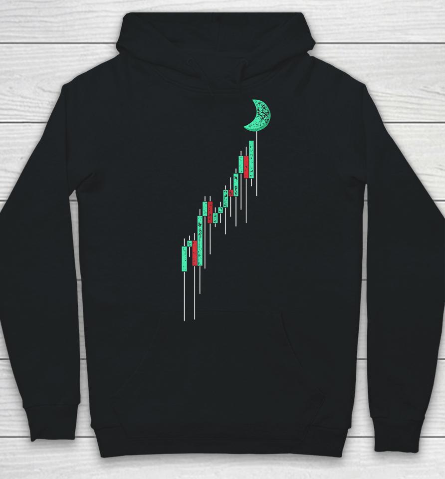 Crypto Trading Hold Vintage Stock Chart To The Moon Hoodie