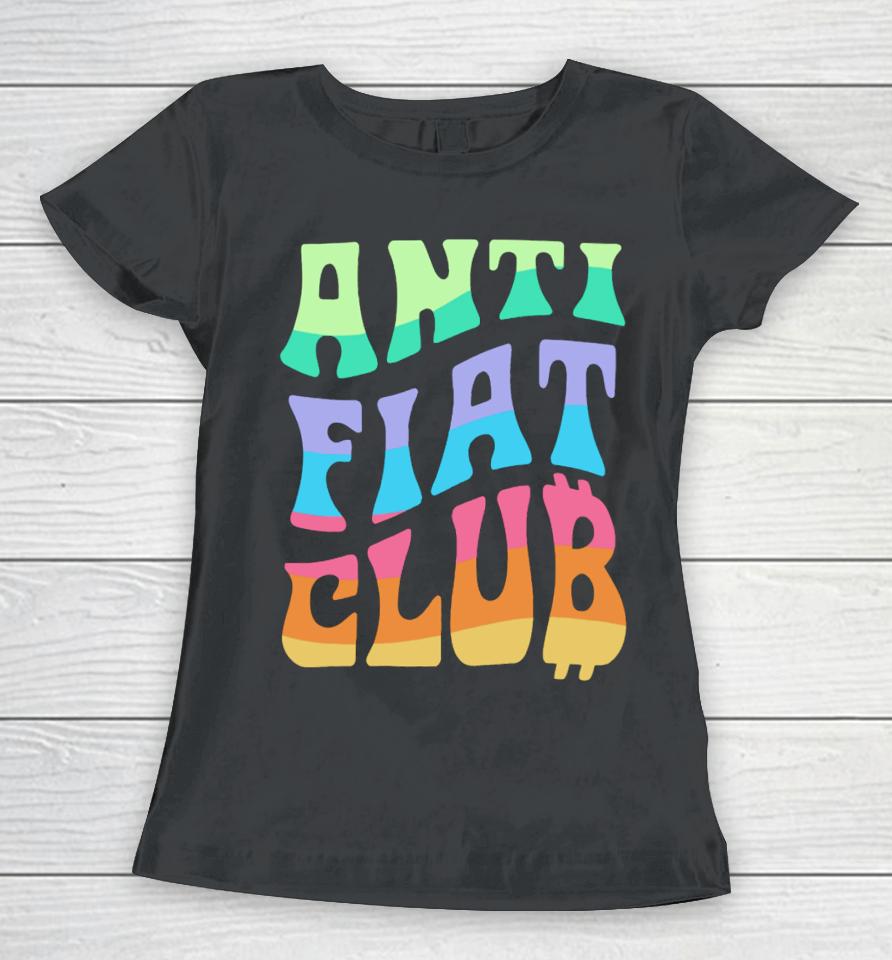 Cryptochips Anti Fiat Club Women T-Shirt
