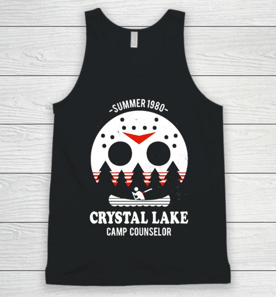 Crystal Lake Camp Counselor Vintage Movie Unisex Tank Top