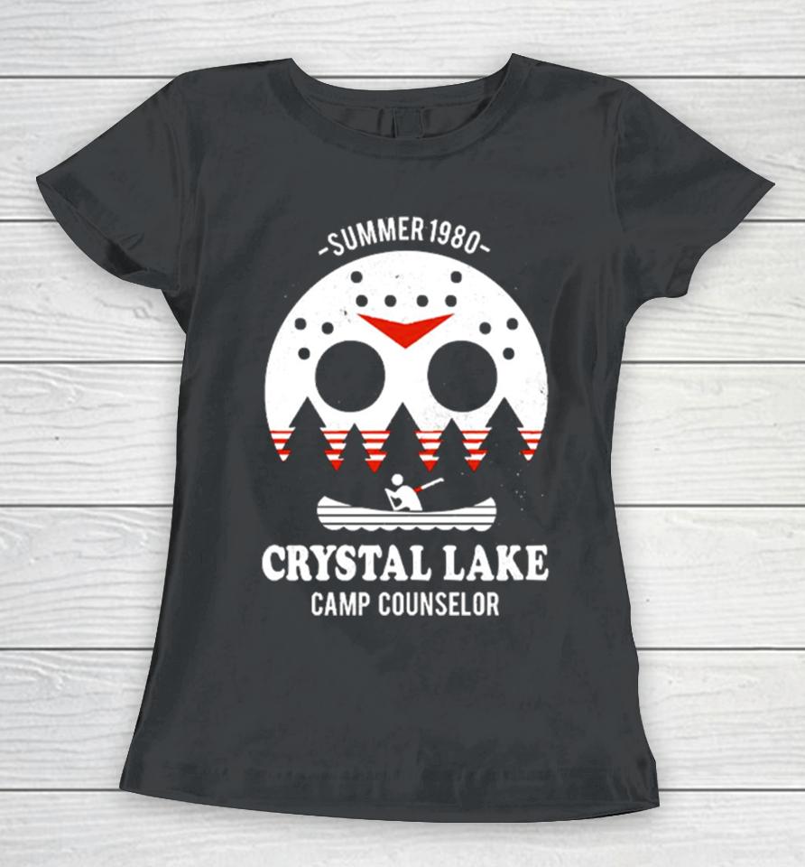 Crystal Lake Camp Counselor Vintage Movie Women T-Shirt