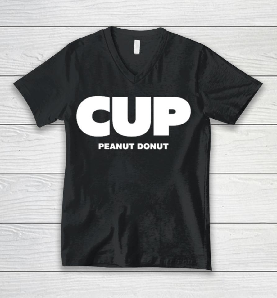 Cup Peanut Donut Unisex V-Neck T-Shirt
