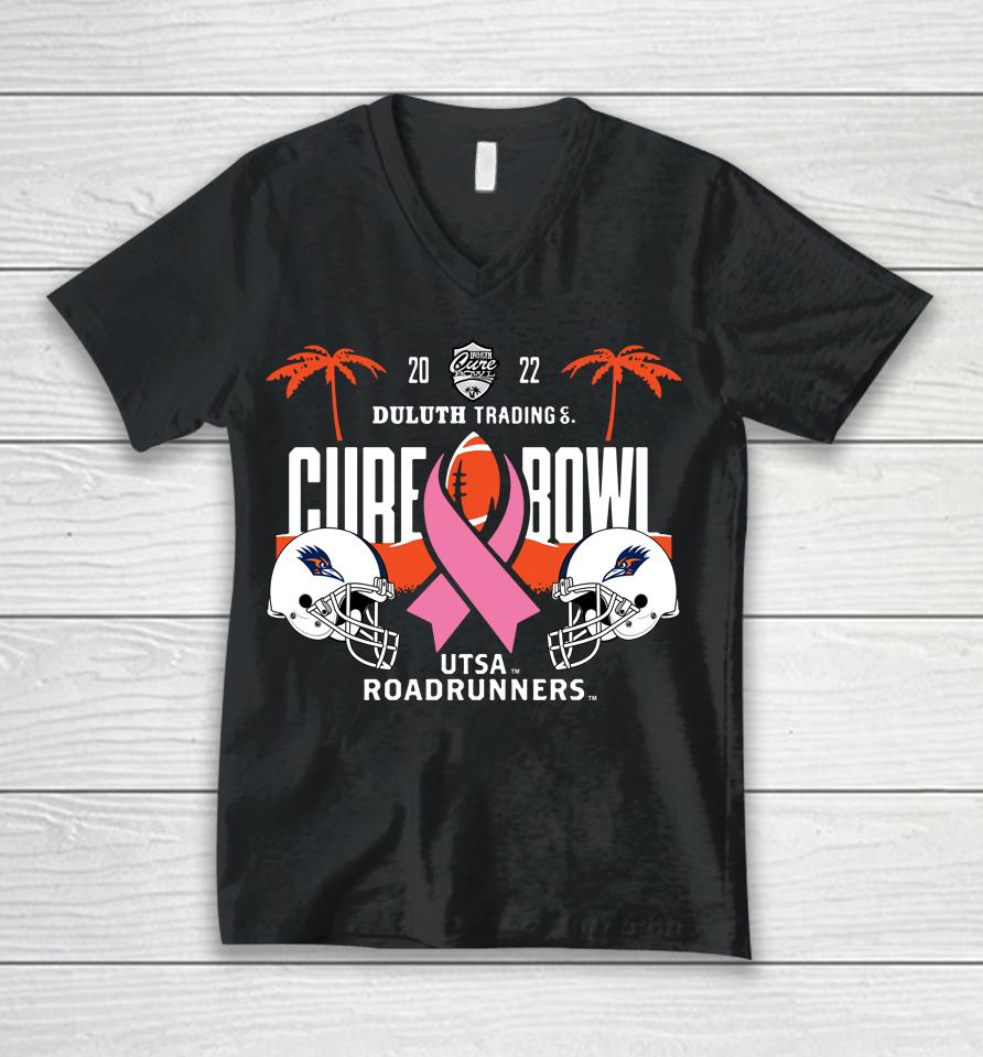 Cure Bowl Utsa Roadrunners 2022 Unisex V-Neck T-Shirt