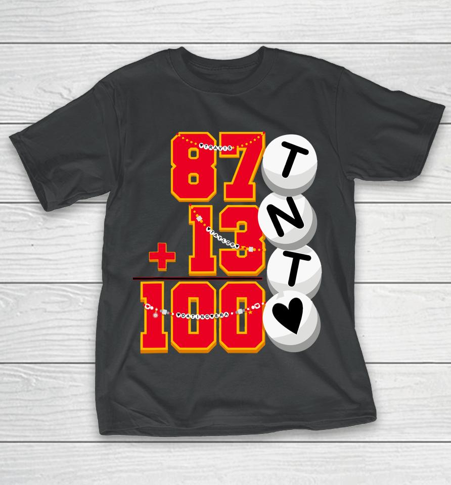 Cute 87 13 = 100 Days Of School Taylor 100Th Day Of School T-Shirt