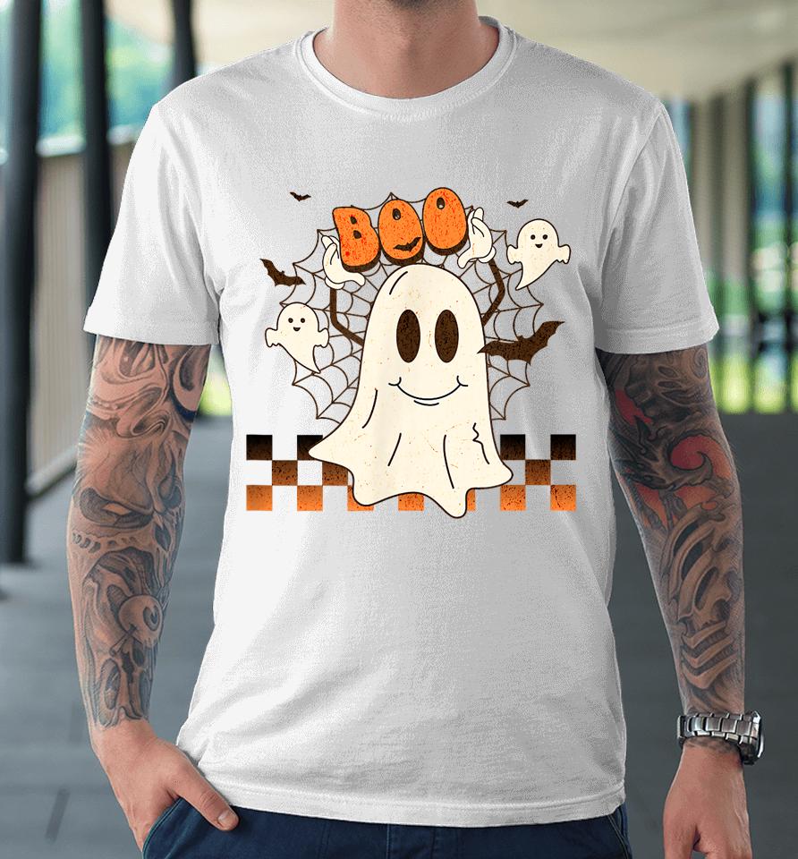 Cute And Funny Halloween Boo Ghost Premium T-Shirt