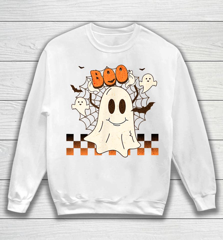 Cute And Funny Halloween Boo Ghost Sweatshirt