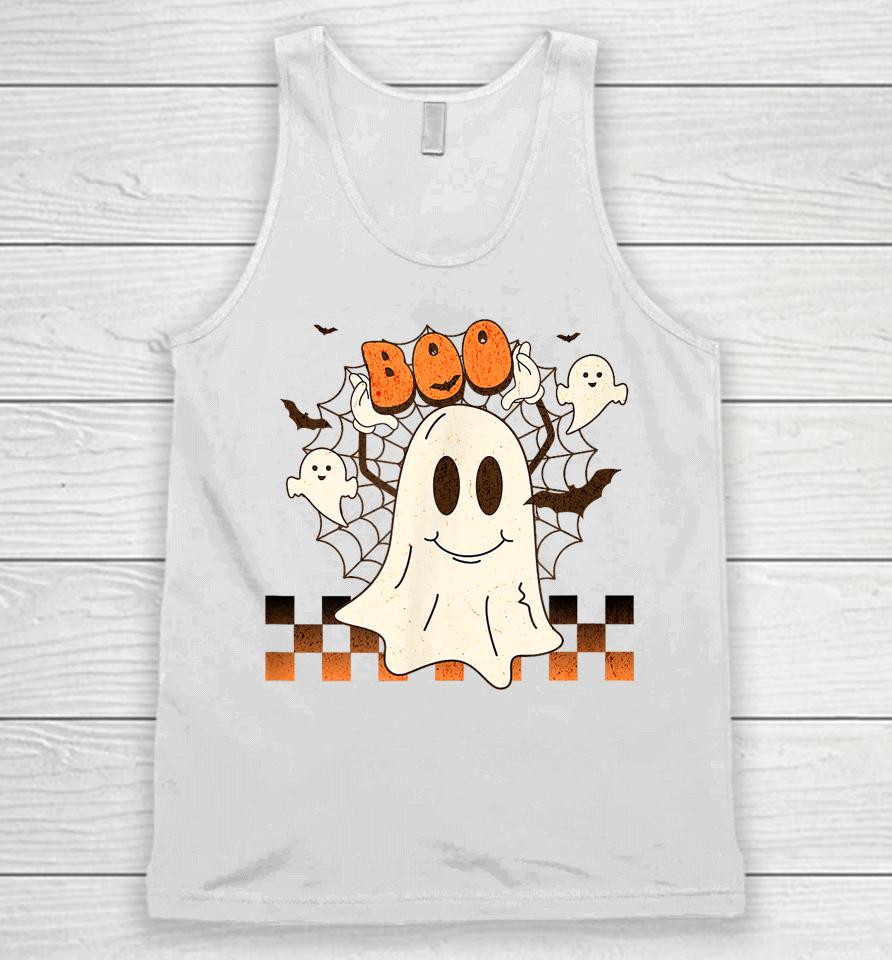 Cute And Funny Halloween Boo Ghost Unisex Tank Top