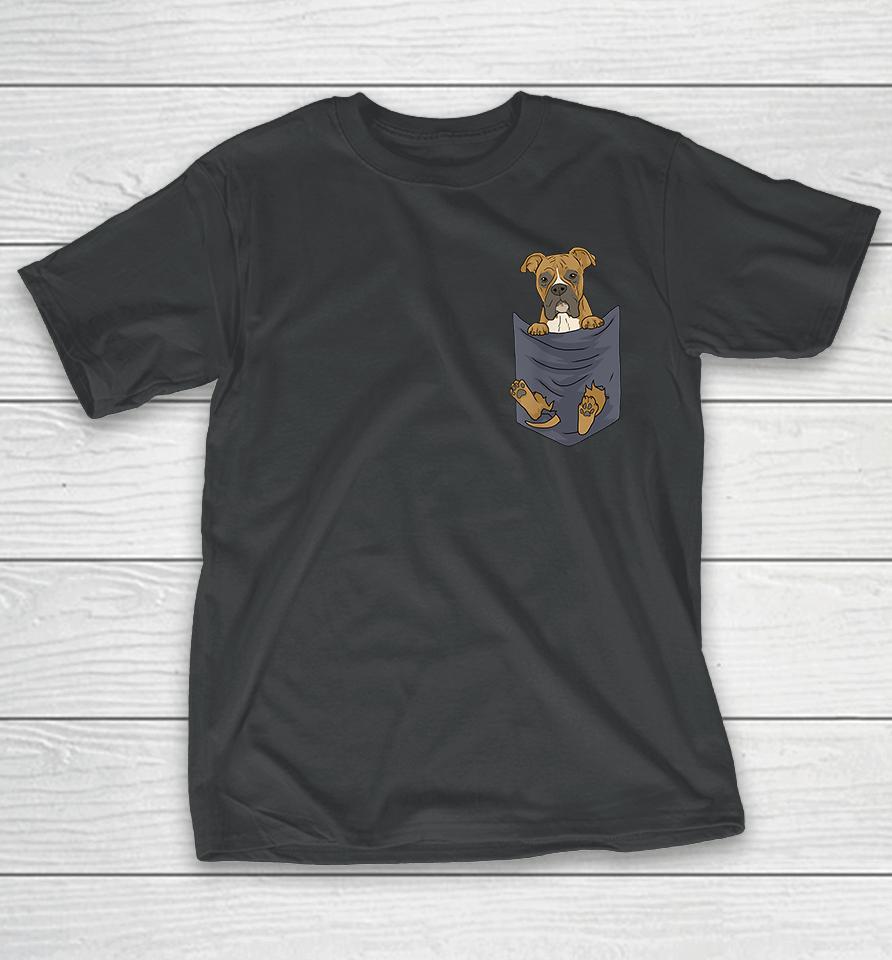 Cute Boxer In Your Pocket T-Shirt